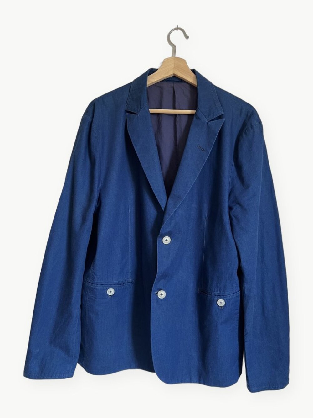 Nonnative Traveler Jacket Indigo Denim Blazer Size 3 Japan Made in Japan